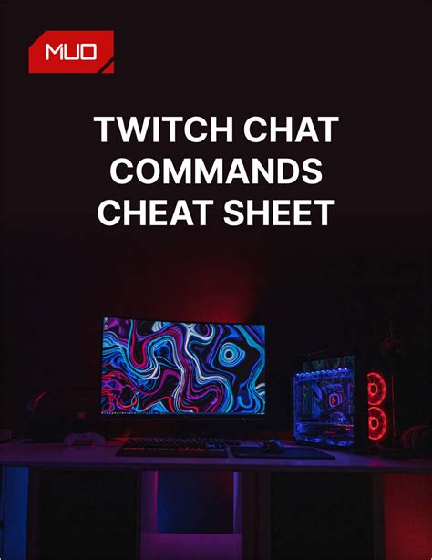 Every Twitch Chat Command You Need to Know .
